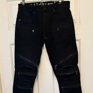 Kilogram Black Zipper Jeans